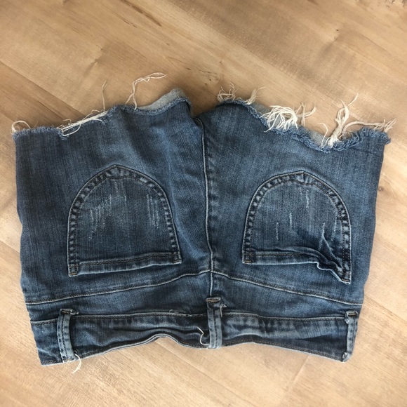 🧢 Heritage 1981 Size 25 Distressed Jean Shorts - Picture 3 of 3